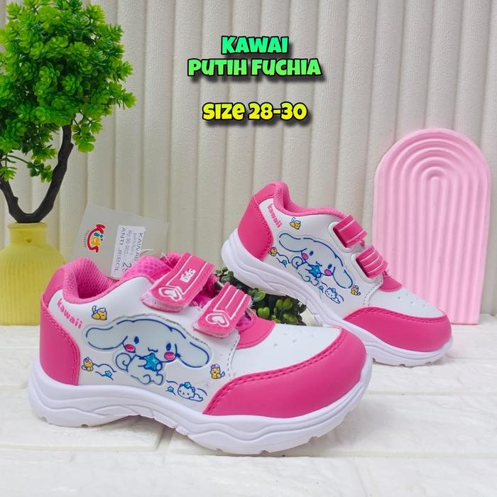 SEPATU ANAK PEREMPUAN MURAH KUROMI LABUBU UNICORN SIZE 28-30 ALTO- SEPATU ANAK PAUD PEREMPUAN KARAKT