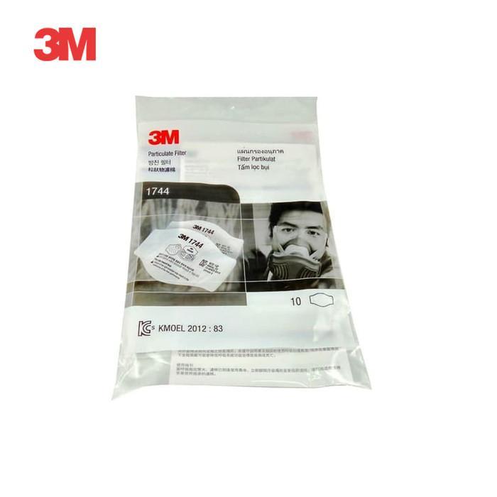 Flash Sale / 3M Filter Masker N95 Particulate Filter 1744 Taishan - 1 Bag Isi 10 Pcs