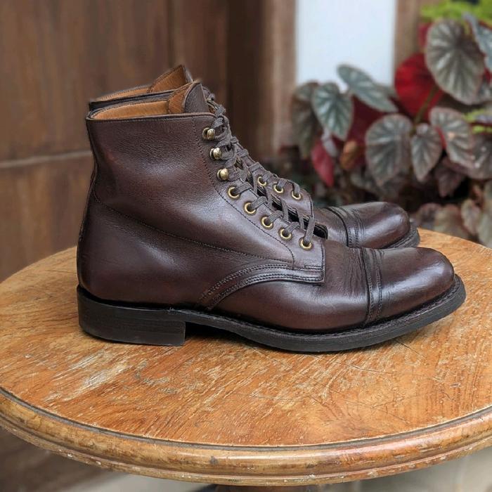 Double RL & Co RRL Boots not Alden shoes Txture Sagara England