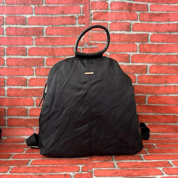 TAS RANSEL NILON WANITA BEQUEM FASHION SECOND BRANDED HITAM / TAS RANSEL WANITA