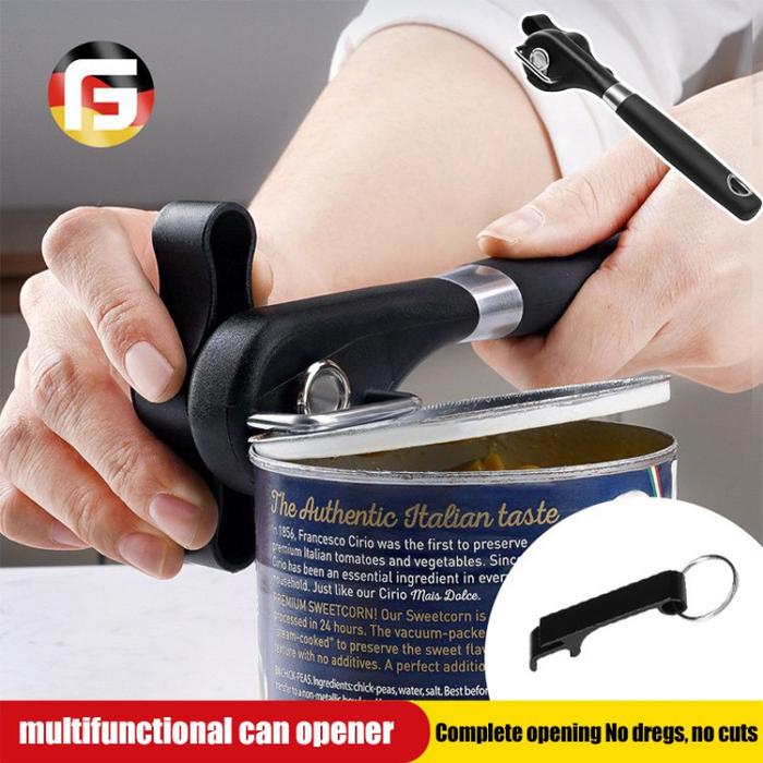 Multifunctional can opener stainless steel can opener bottle opener
