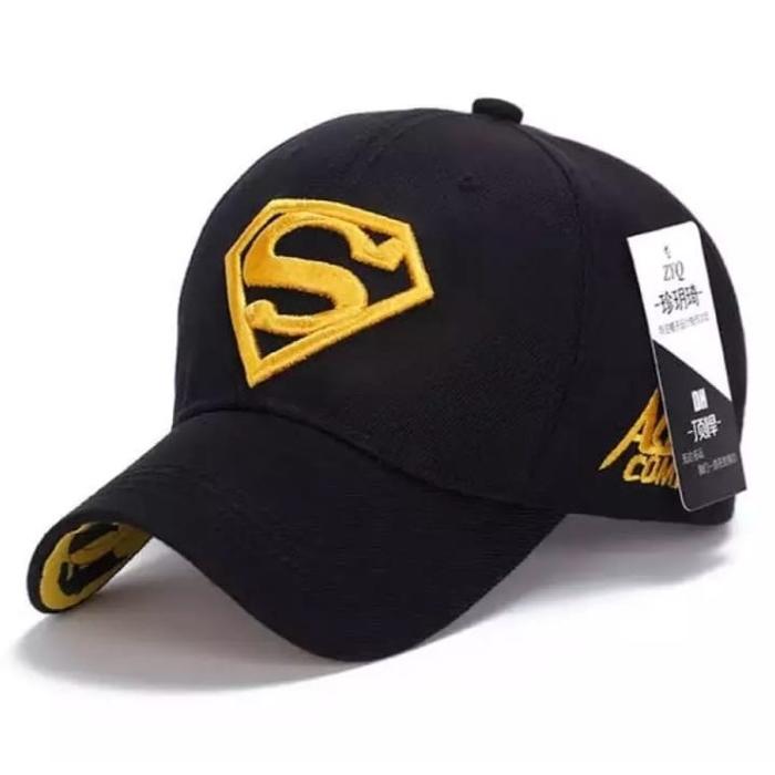 Banting harga Topi distro logo Superman Topi Cowok Keren Ori Model Baru  Topi Baseball anak muda jam