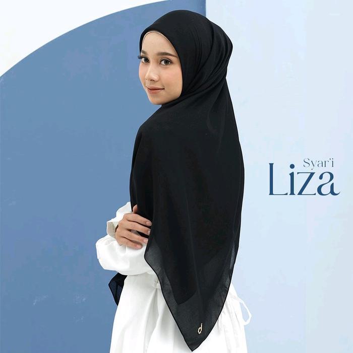 Deenay NEW LIZA SYARI SERIES | HIJAB VOAL SEGIEMPAT | JILBAB SYAR'I SEGI EMPAT | VOILE ULTRAFINE SCA