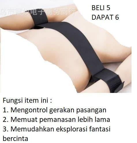 {{New New D163 Tali Ikat Tangan Dan Pinggang Bdsm Restraint Belt Strap Dewasa Praktis Nyaman Kuat Al