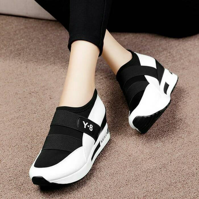 Sepatu Wanita Slip on Y88 Terbaru Kekinian