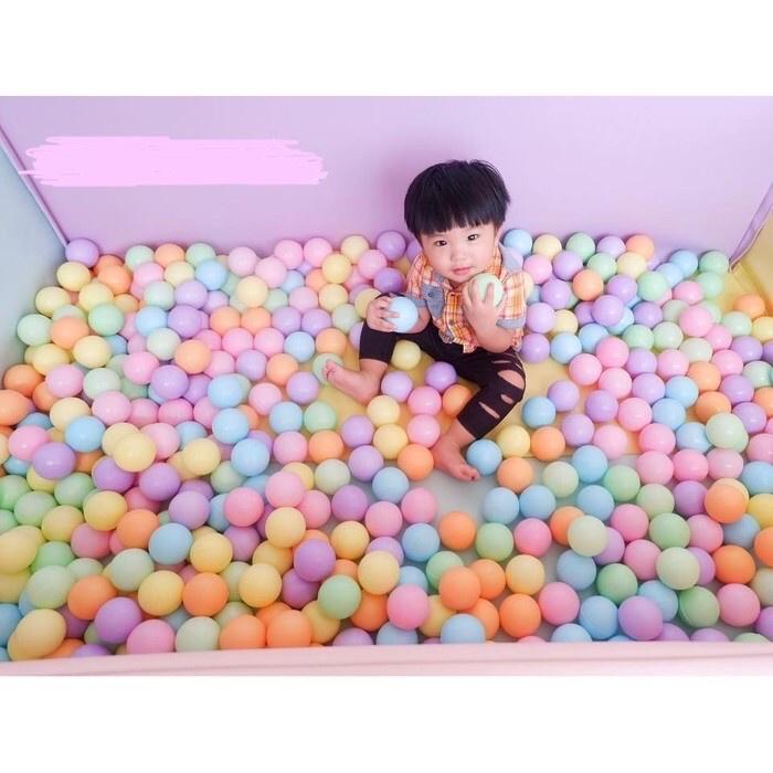 Mandi Bola Warna Pastel isi 100 pcs SNI / Mainan Mandi Bola Anak  / Bola Anak