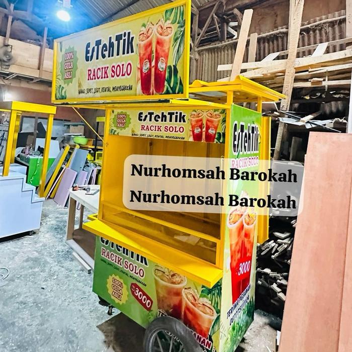 Gerobak kontainer , booth kontainer, gerobak kontainer murah