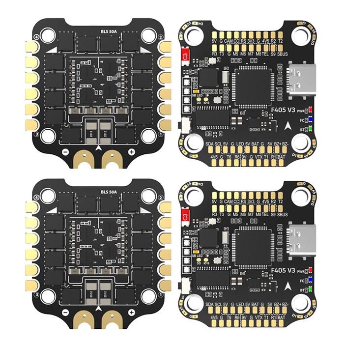 F405 V3 BLS 50A 3-6S 30X30 FC&ESC FPV Stack BMI270 F405 Flight Controller BLHELIS 50A 4in1 ESC for F
