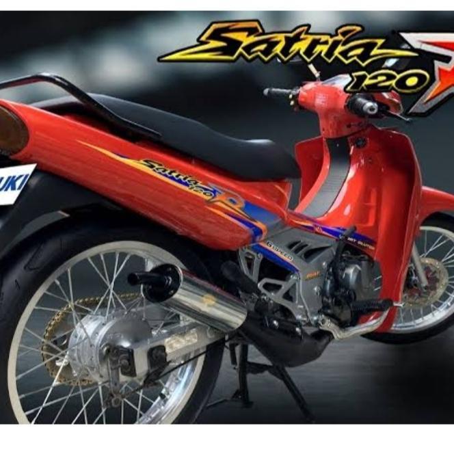 striping stiker fullset body merah satria 2tak lumba ru sgp 1 [NTS]