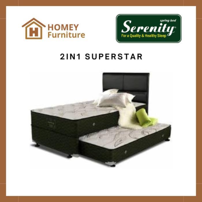 Kasur Springbed 2in1 Serenity Superstar 100x200 & 120x200 - 100x200