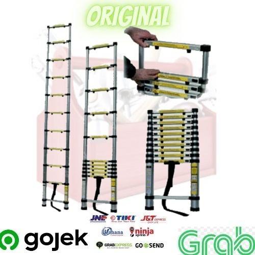 XENON TANGGA TELESCOPIC TANGGA ALUMINIUM LURUS 2.6 M