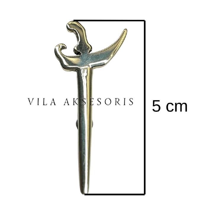 [[ PIN ]] PIN Keris Manten (Khas Jawa) Tinggi 5cm Tebal 1,5mm