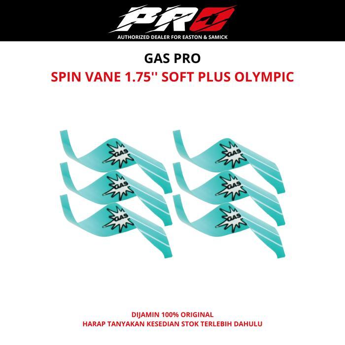GAS PRO SPIN VANES 1.75" SOFT PLUS OLYMPIC | SPIN VANES / SPIN WING - VANES ARROW / ANAK PANAH RECUR