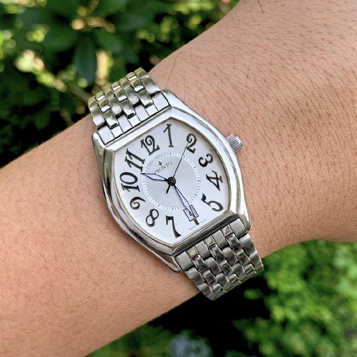 SERASA JAM MILIARAN ! jam tangan pronto tank toneau quartz vintage jadul antik swiss dress watch lan