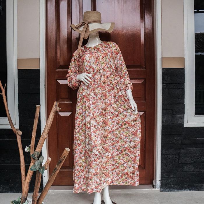 ZIERA SAFANA DRESS GAMIS RAYON MOTIF