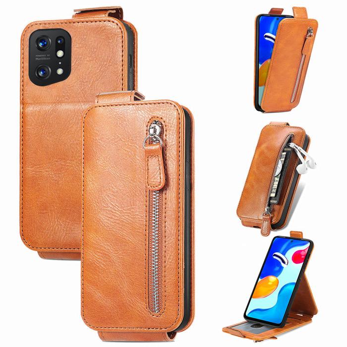 Magnetic Vertical Flip Cover for OPPO Find X5 X5 Pro X3 Pro X2 Neo X2