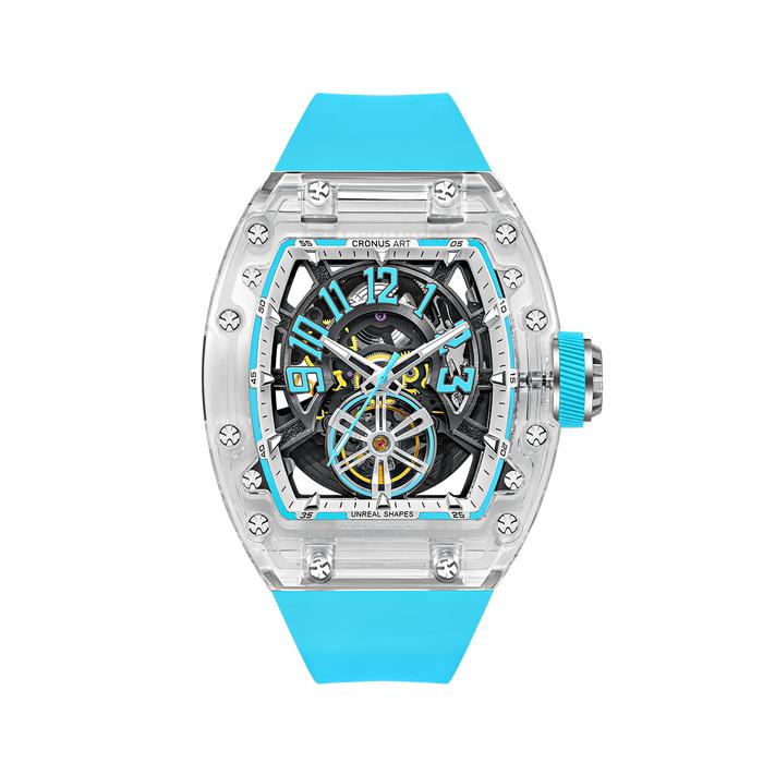 Jam Tangan Cronus Art Crystal Series Eye Of Universe Aurora Blue CM001-081 (2025)