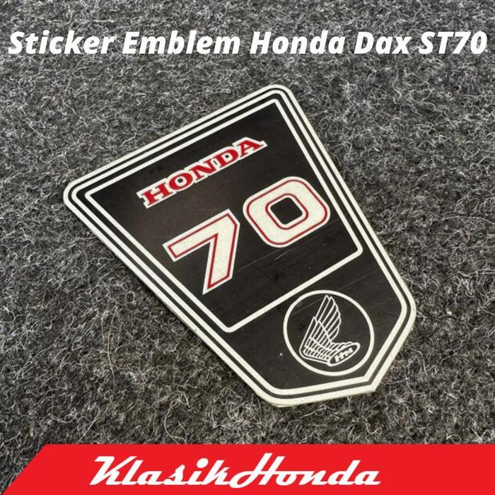 Sticker Almunium Honda Dax ST70 ST 70 OSEAN