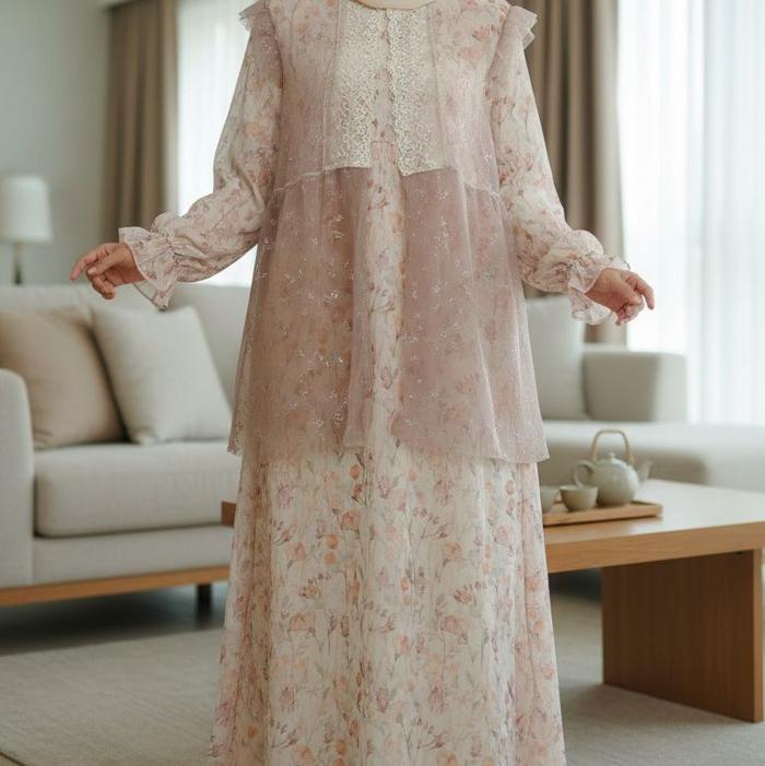 gamis rompi, gamis binor, gamis model baru