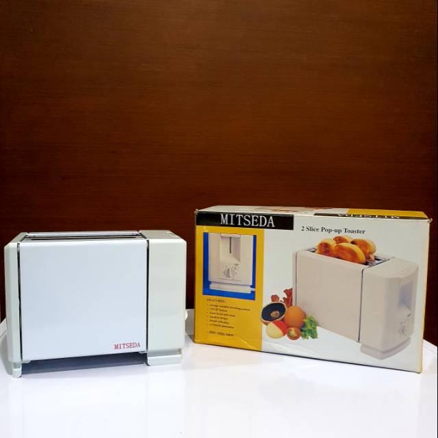 Toaster roti/pemanggang roti/ 2 slice pop up toaster Mitseda