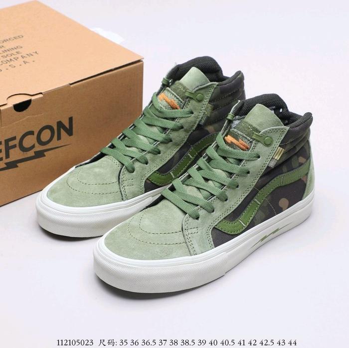 Sepatu DEFCON x Vans Sk8-Hi Notchback Pro 'Jungle' VN000OK4KUZ BNIB 100% Real Picture By Sneakers Ki