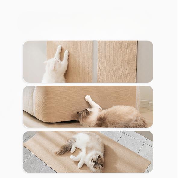 KARPET GARUKAN KUCING ANTI SLIP - BISA TEMPEL DINDING - ALAS GARUKAN KUCING TAHAN CAKAR & AWET - PET