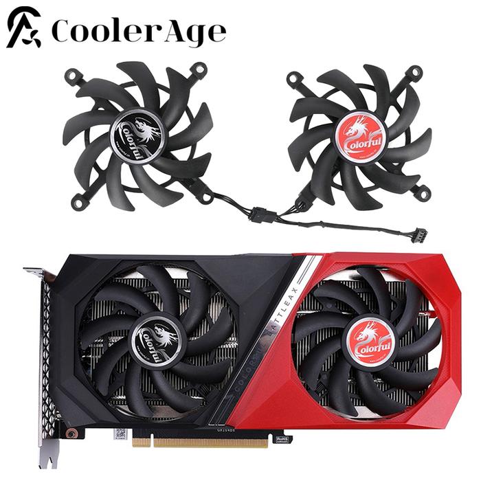 New 85MM Cooler Fan Replacement For Colorful GeForce RTX 3060 Ti RTX3060 NB DUO 12G V2 L-V Graphics 