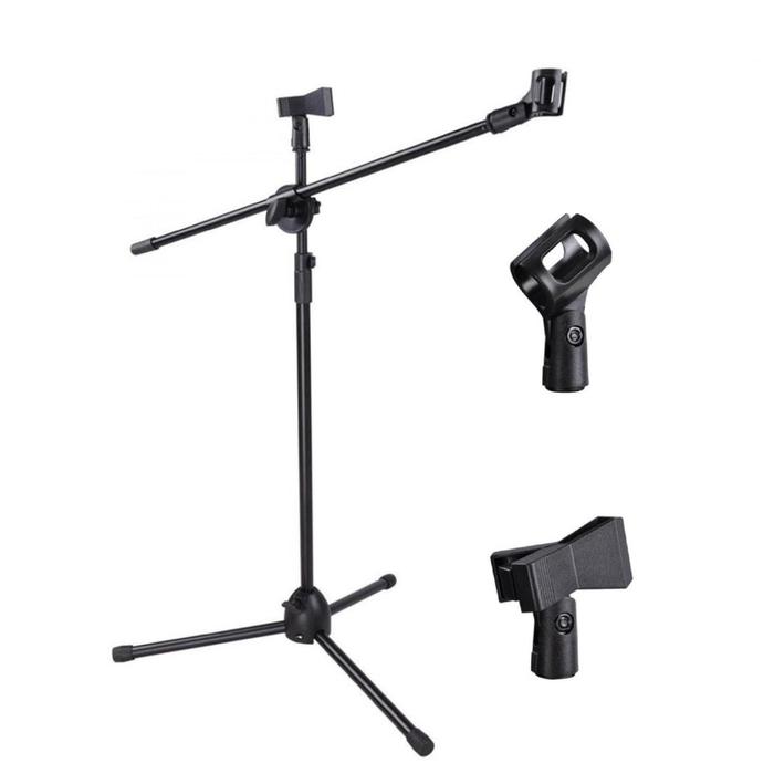 Stand Mic Tiang Standing Mic Holder Microphone Stand Tinggi Stand Mic Panjang Microphone Stand Tripo