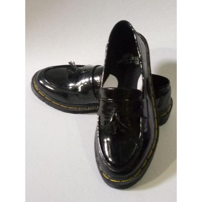 sepatu DRMartien formal casual fenye loapers pria wanita dr Martin sepatu formal slip on terlaris ny