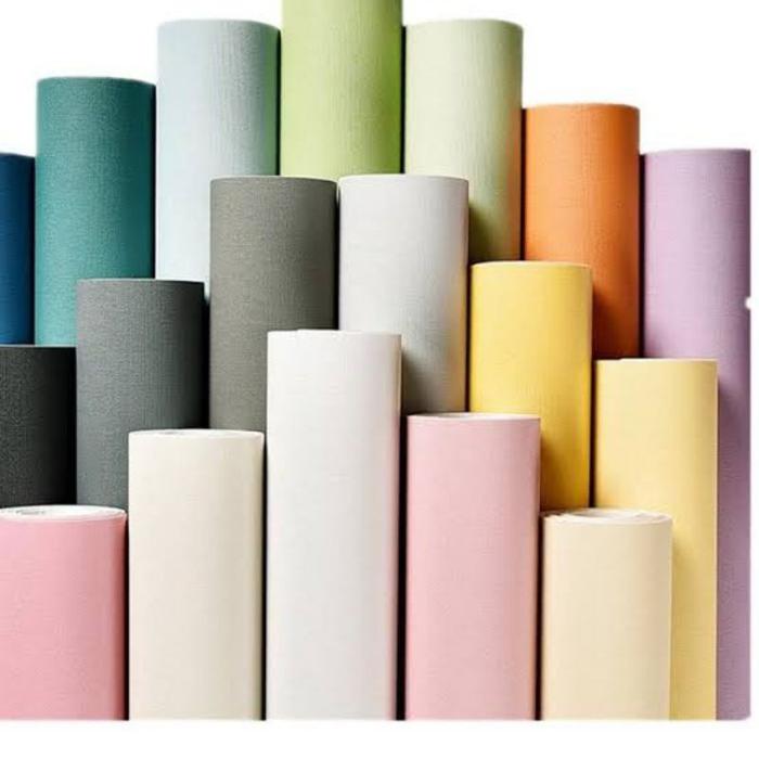 Home Wallpaper - Walpaper Sticker Dinding Motif Polos
