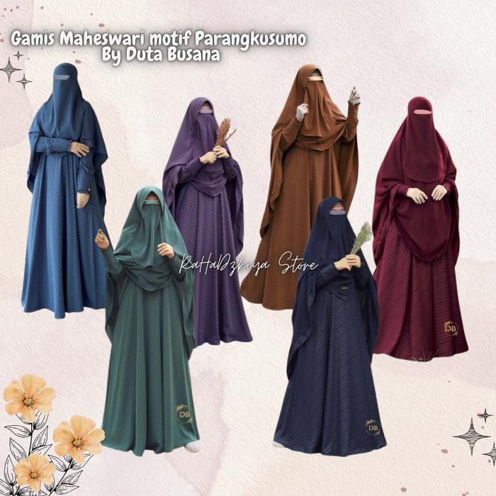 Gamis Maheswari motif Parangkusumo By Duta busana
