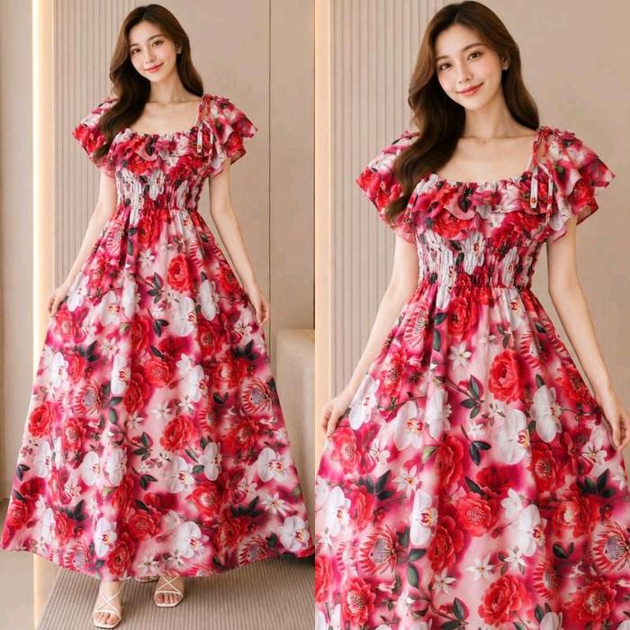 DRESS SABRINA PANJANG