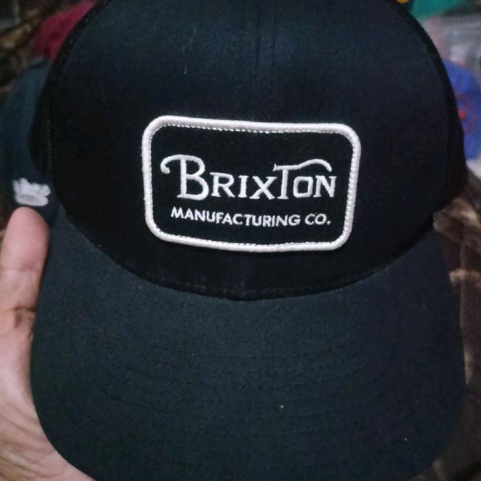 Topi Trucker BRIXTON black Second Branded ORIGINAL
