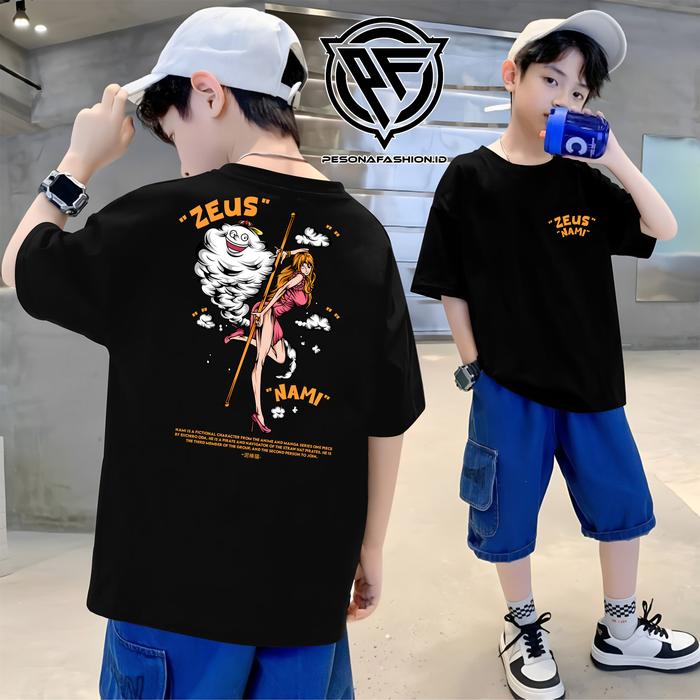 MIHAWK - KAOS ANAK MOTIF ANIME ONE PIECE OP KARAKTER TAKA NO ME MIHAWK EDISI GEAR FIFTH GEAR 5
