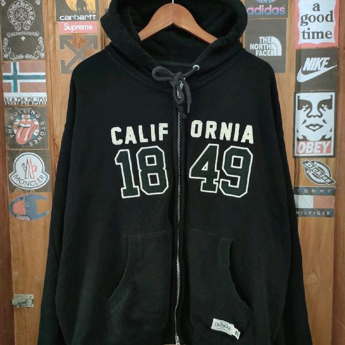 innstore Zip Hoodie WHO AU California Boxy Oversize Black