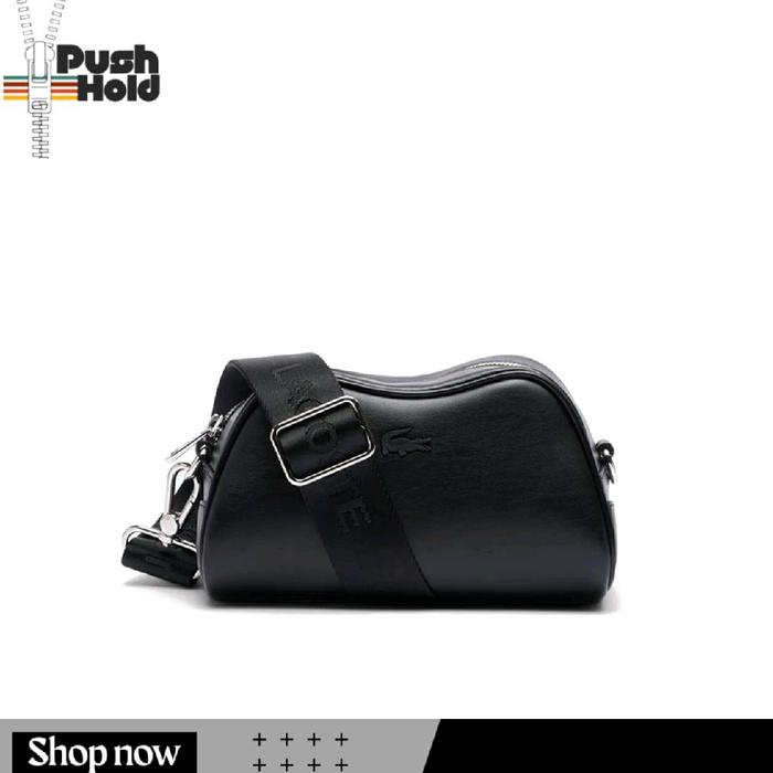 Tas Bahu Selempang Wanita Lacoste Original Mini Lora Shoulder Bag - Black
