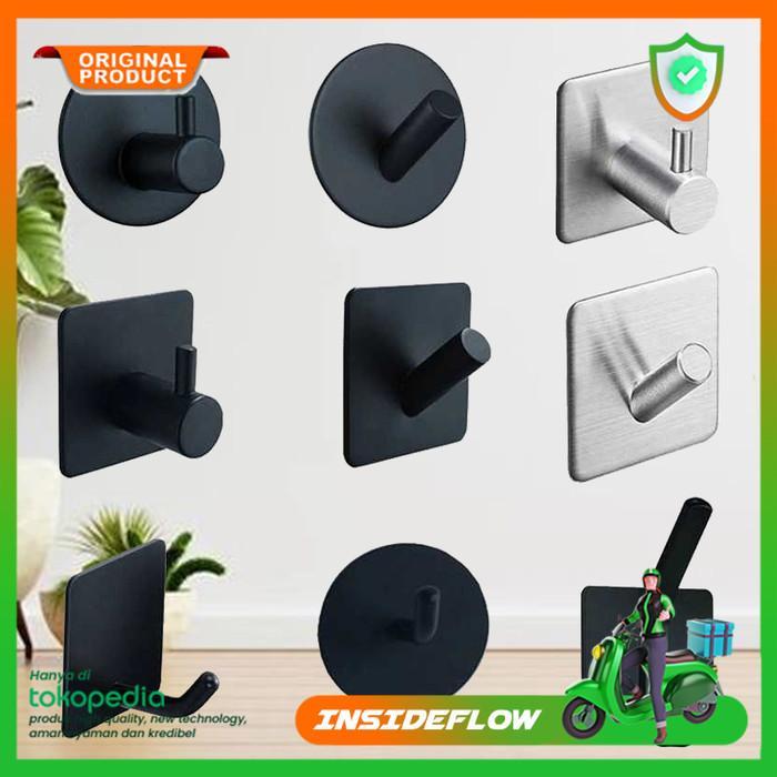 Gantungan Dinding Cantolan Baju Tempel Tembok Kapstok Wall Hook Hanger