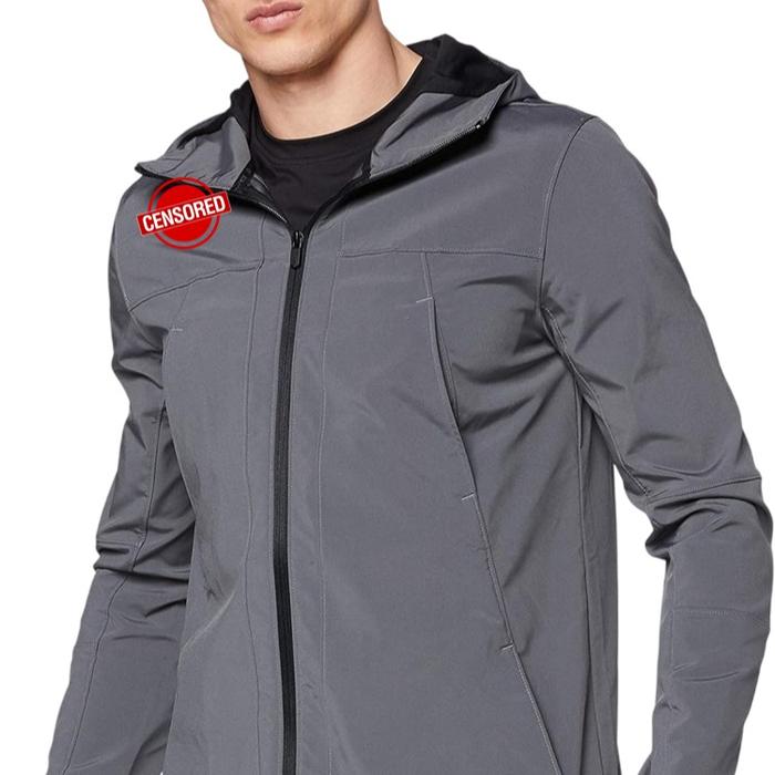 UA ACCELERATE TERRACE JACKET SIZE M L XL DAN XXL MENS NEW WITHOUT TAG COLOUR SILVER