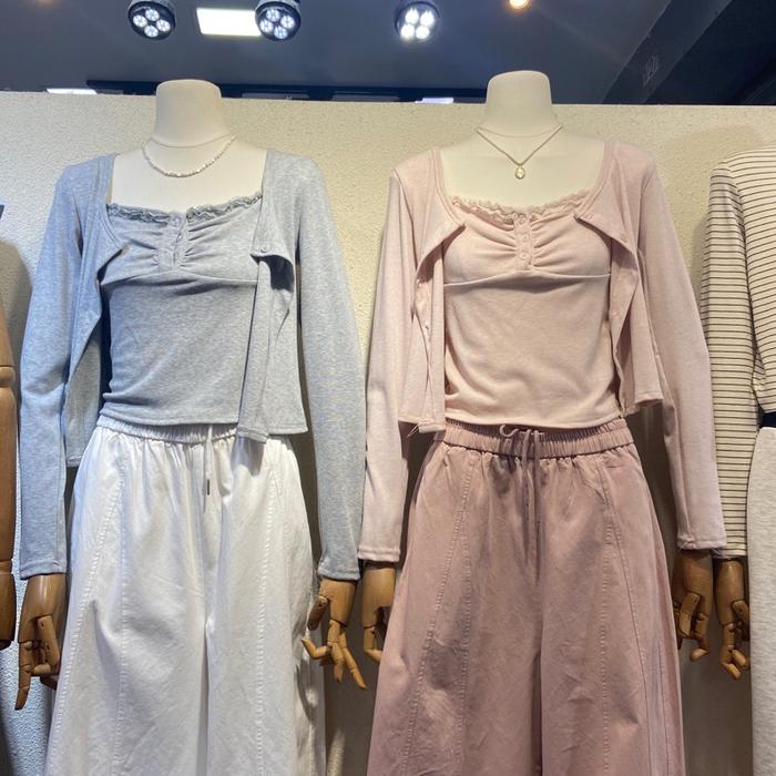 Set Cardigan (Tanktop + Cardigan)