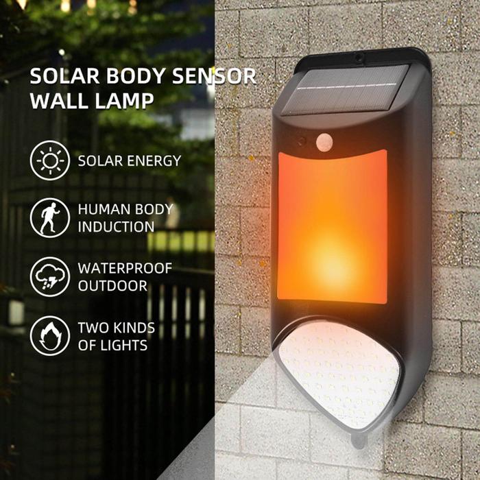 Loviver Lampu Tenaga Surya Dekorasi, Lampu Hias Sensor Tubuh Manusia
