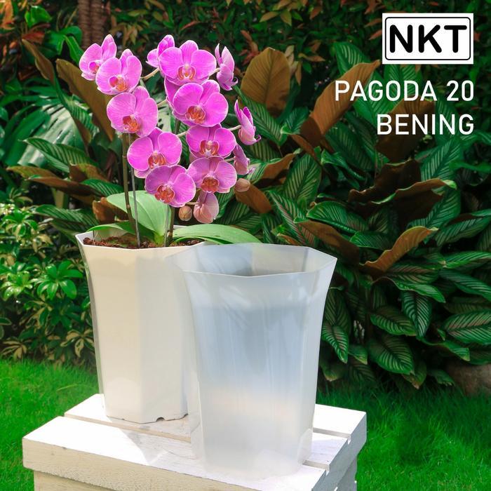 Pot bunga | Pot Pagoda 20 cm | Pot NKT |