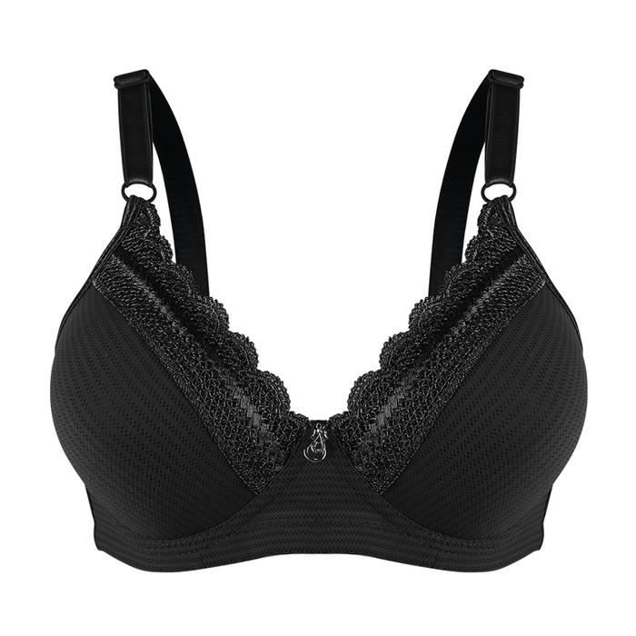 Grape - Fashion Bra Tanpa Kawat Full Cup Coverage Bh Busa Spm 0388