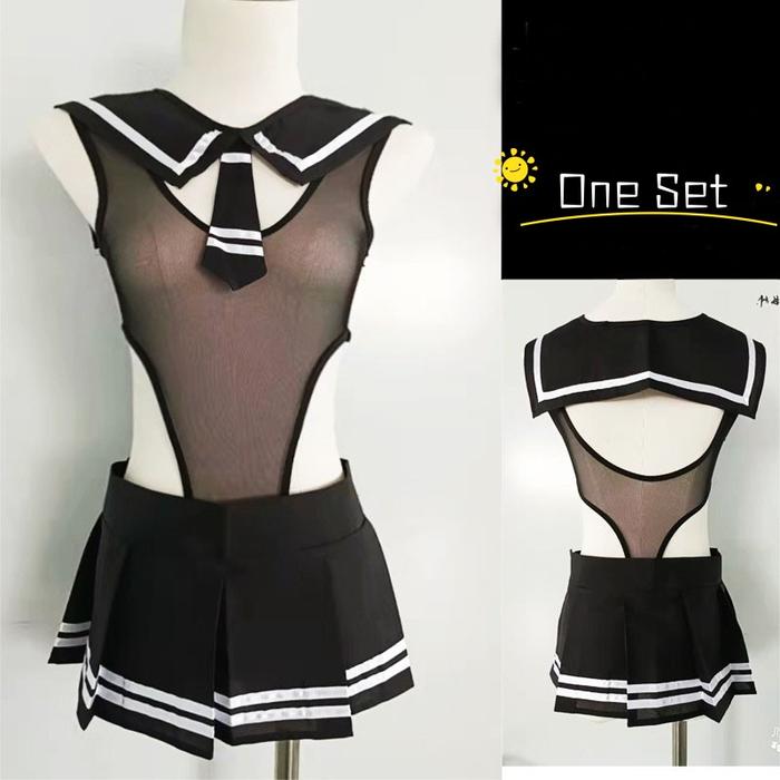 Lingerie Perspektif Kostum Cosplay Ka ii Manis i dysuit Pelaut Nakal Seragam Set A201