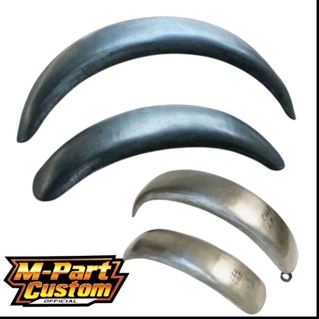 [GM] Spakbor Slebor Chopper Satu Set Depan Belakang MOTOR CUSTOM ban ring