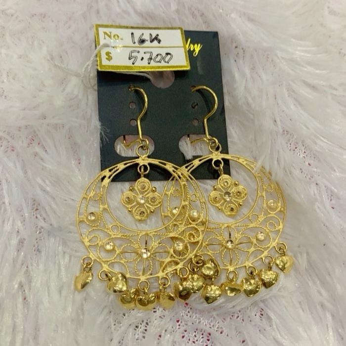 Anting india bulat layang banyak mainann