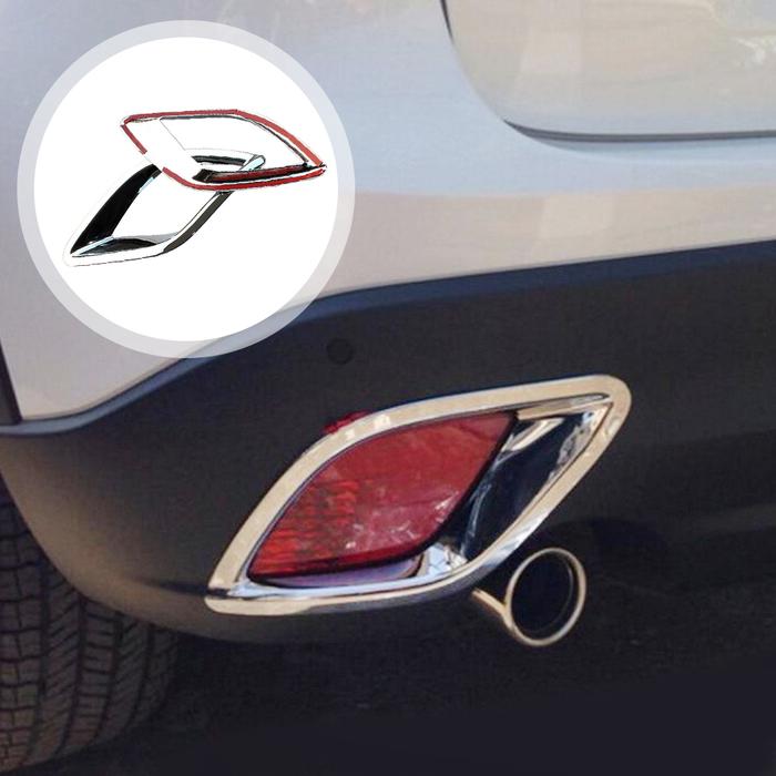 For Mazda Cx-5 Cx5 2012 2013 2014 2015 2016 Chrome Rear Reflector Car