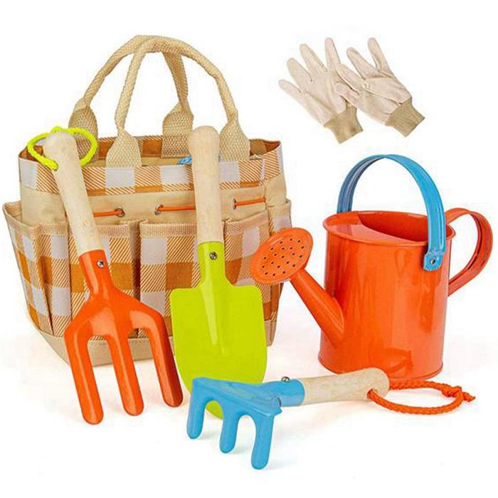 1Set Children's Gardening Tools Set Children's Gardening Tools Toys Develop Children's Hands-On Abil