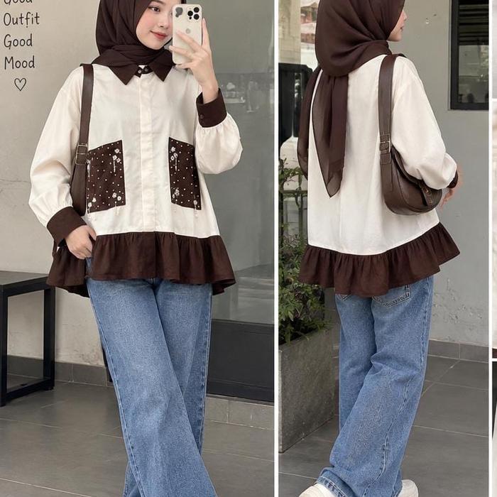 Kemeja Aluna payet