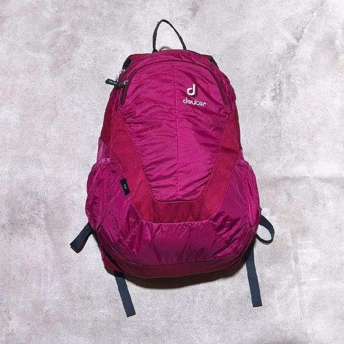 Tas daypack ransel outdoor hiking gunung  wanita deuter zea pink bekas