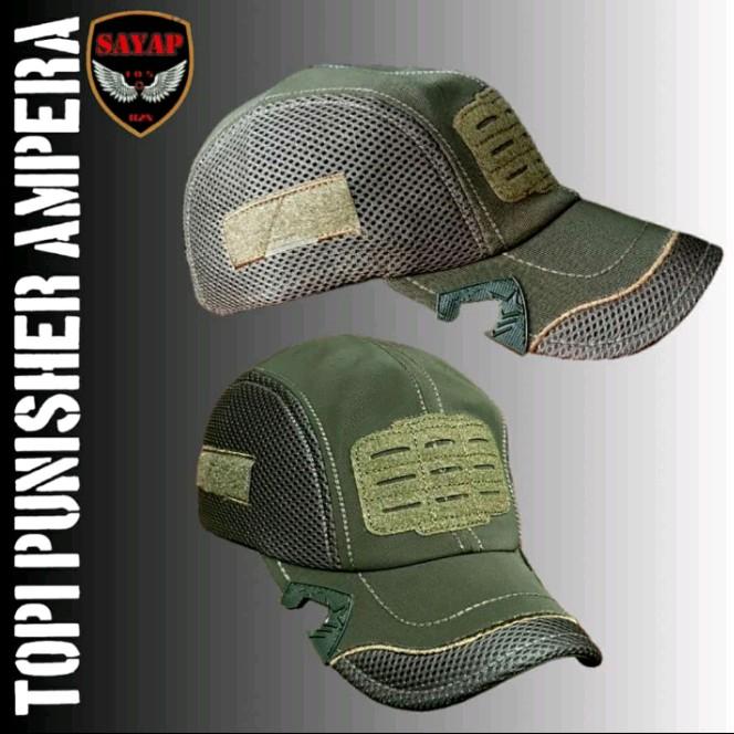 TOPI PUNISHER LASER TACTICAL TNI TOPI UNISEX ORIGINAL